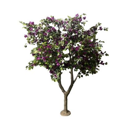 Faxu Durable Eye-Catching Simulated Rose Tree Artificial Flower 180CM Fabric Handmade High Simulation Plastic Pot Rectangular