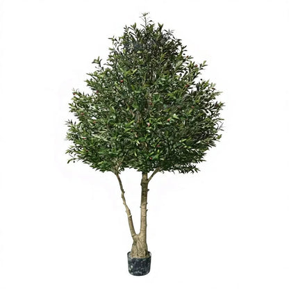 10ft Eco-Friendly Durable Plastic Artificial Olive Tree with UV & Water Resistance Ov Brand Made in China for Home Garden Decor