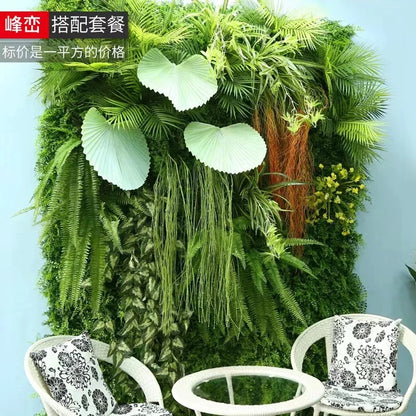Faxu Christmas Tree Ceiling Decoration Vertical Green Plants and Flowers Wedding Ornament