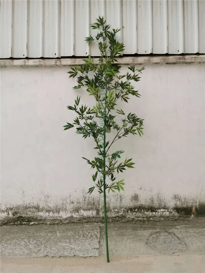 Artificial Hemp Plants 120cm Fabric Plastic Plant with Fake Hemptique Style Green Color 5-8 Years Indoor Lifetime