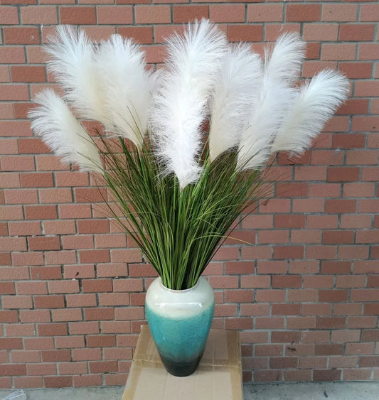60cm Artificial Flowers with Pot Set of Artificial Trees