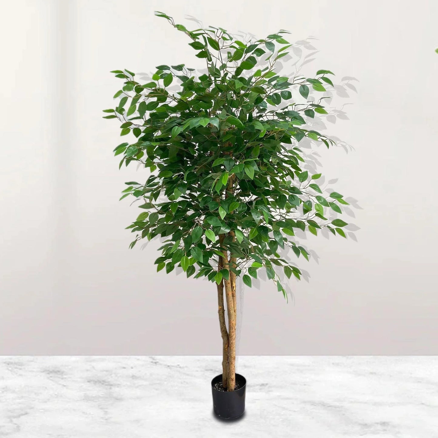 UV Protected Artificial Indoor Bonsai Plastic Tree Simulated Botanical Garden Outdoor Pots/Planted/Leaves Fake Grass Room