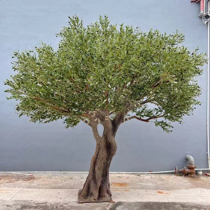 Hot Selling 7FT Artificial Olive Tree with Fruit Home Use Plastic Plants