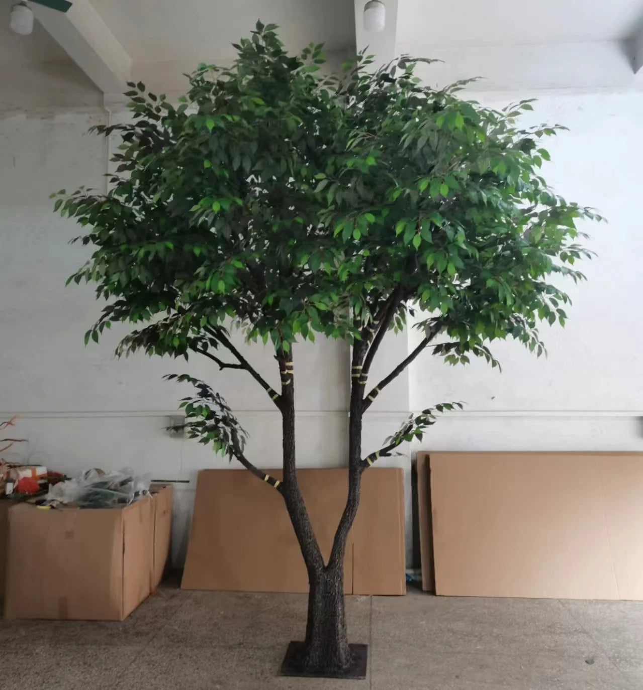Natural Trunk Artificial Ficus Tree Plants For Sale Fake Banyan Artificial Plant