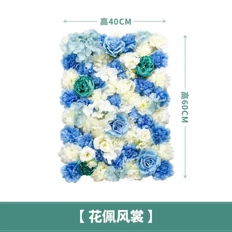 High Quality Artificial Wedding Green Grass Wall Decor Indoor Outdoor Use Plastic 40x60cm Fake Plant