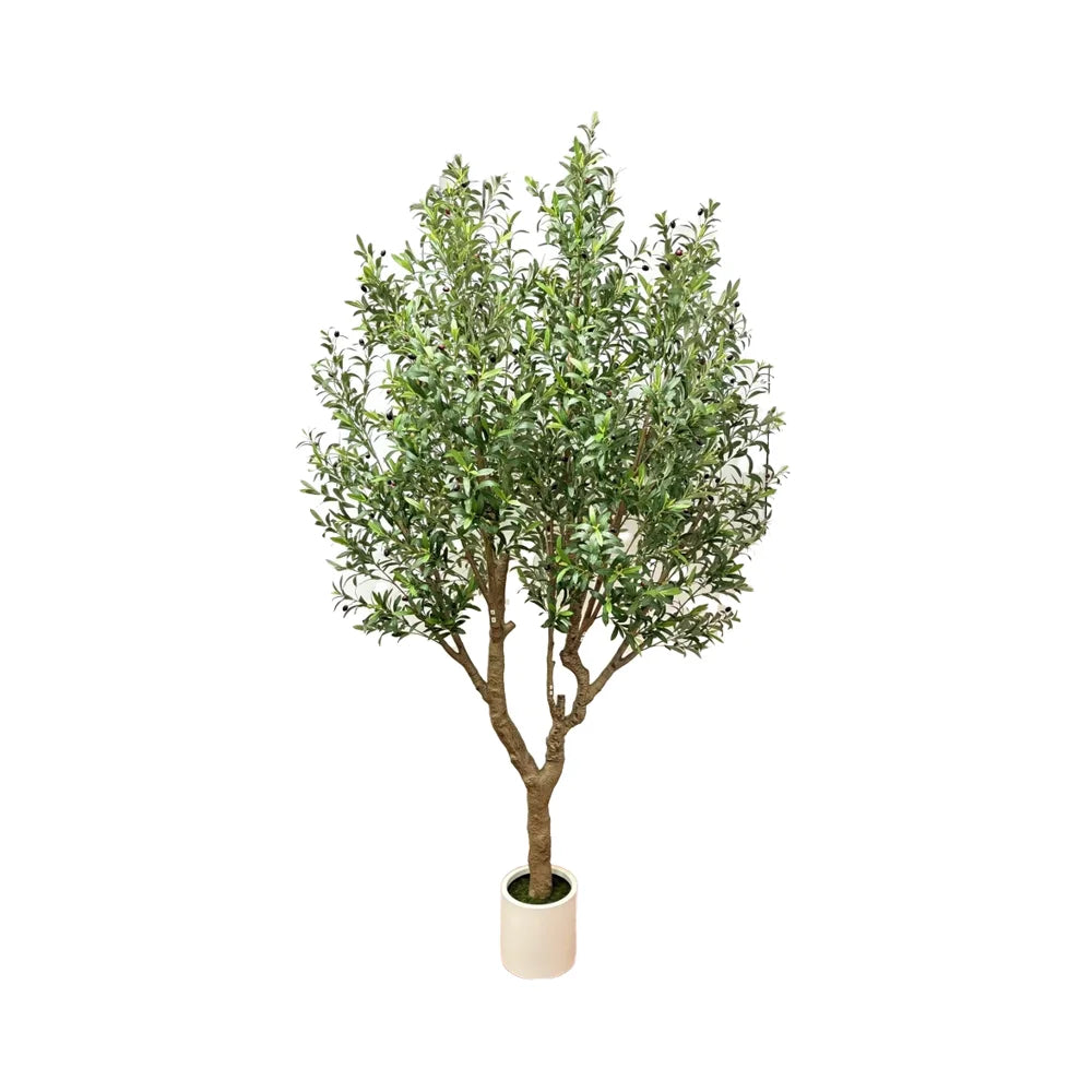 8ft Beautifully Crafted Artificial Olive Tree Plastic Product for Wedding Genre
