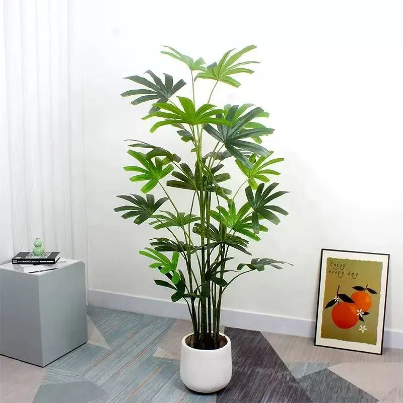Bamboo Trees Artificial PE Trunk Silk Grass Eco-Friendly Lightweight High Simulation 200cm Height 5-8 Year Lifespan