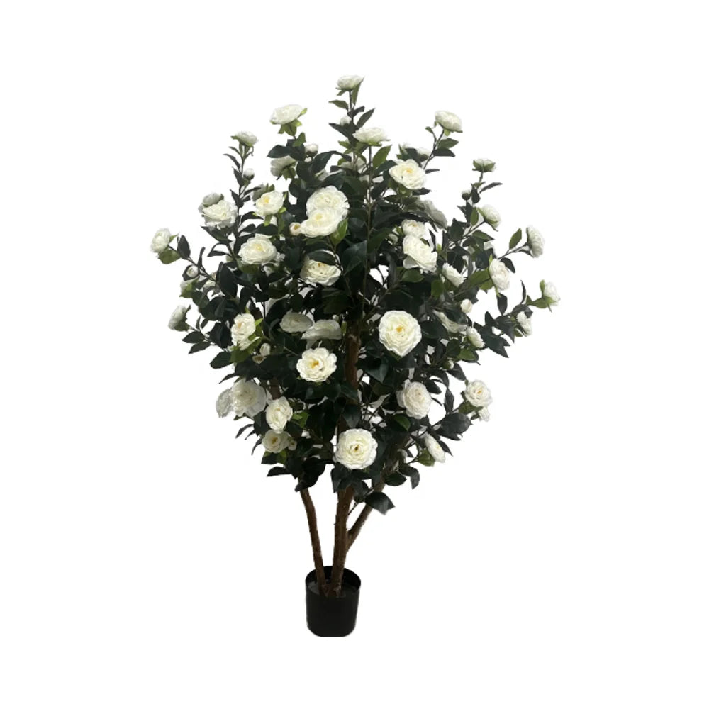 High Quality 9-Headed Camellia and Magnolia Flower Arrangement for Home Decoration for Mother's Day and Thanksgiving
