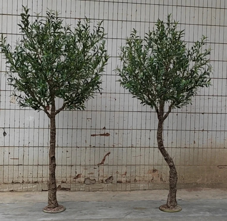 Artificial Large Olive Tree Natural Trunk