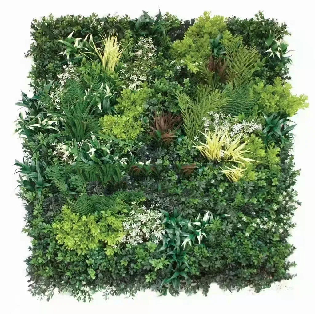 UV Resistant Outdoor Climbing Grass Wall Plastic Vertical Green Plant Artificial Wall for House or Office Use