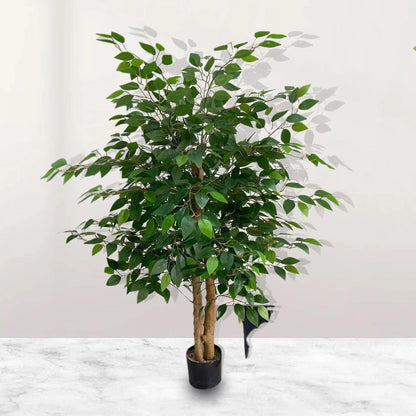 UV Protected Artificial Indoor Bonsai Plastic Tree Simulated Botanical Garden Outdoor Pots/Planted/Leaves Fake Grass Room