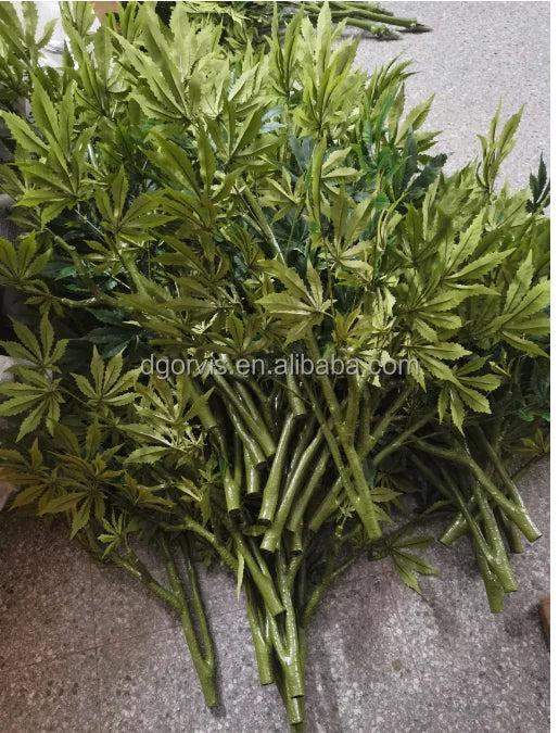 Faxu Marijuana Plants  Fake Hemp  Plant  for Home Decor