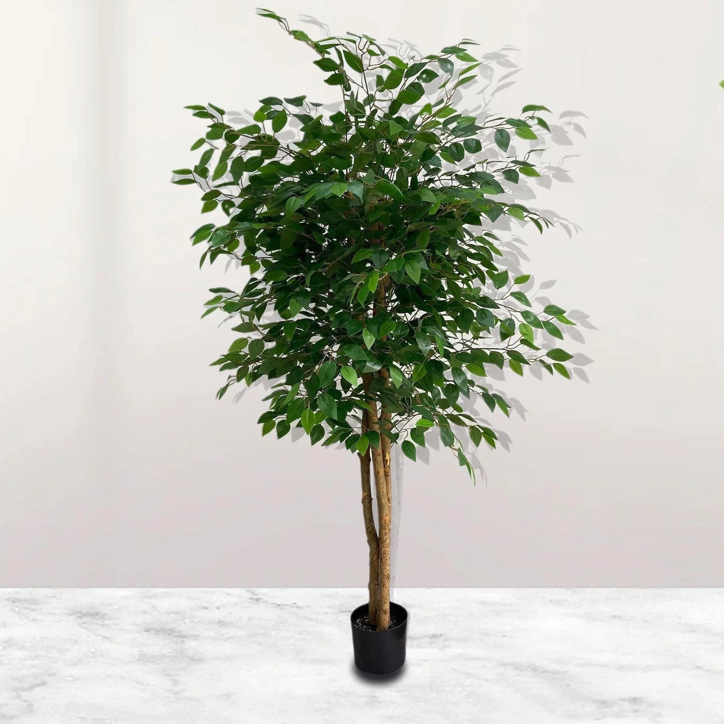 UV Protected Artificial Indoor Bonsai Plastic Tree Simulated Botanical Garden Outdoor Pots/Planted/Leaves Fake Grass Room